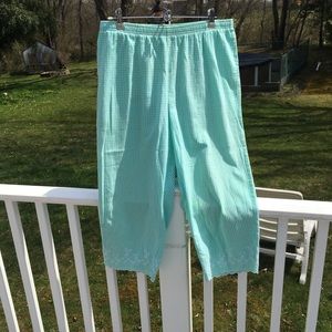 NWOT 2pc Koret Francisca Pant & Capri 2ps Sz 16/XL